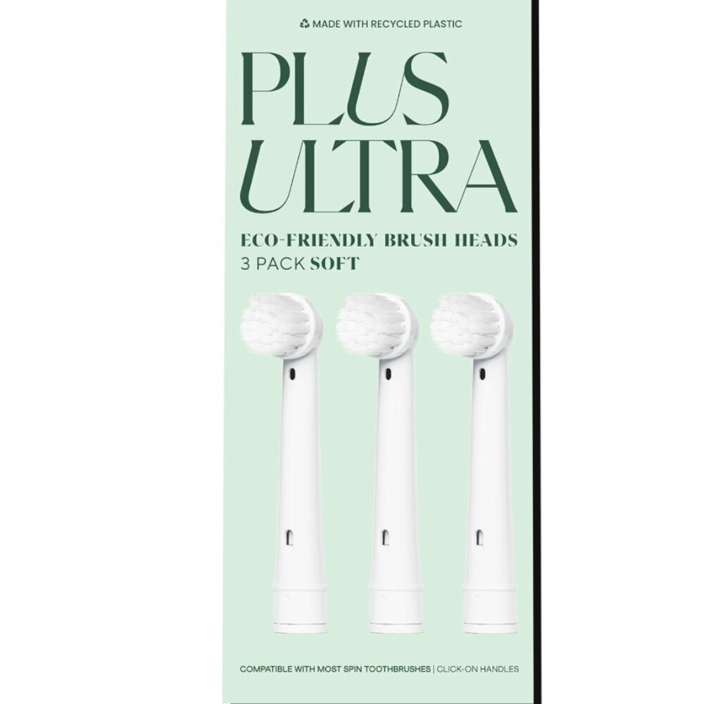 Plus Ultra Eco-Friendly Oral-B Compatible Electric Toothbrush Replacement Heads
